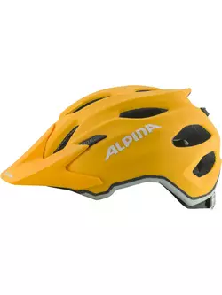 ALPINA CARAPAX JR kids enduro bike helmet, burned yellow matt