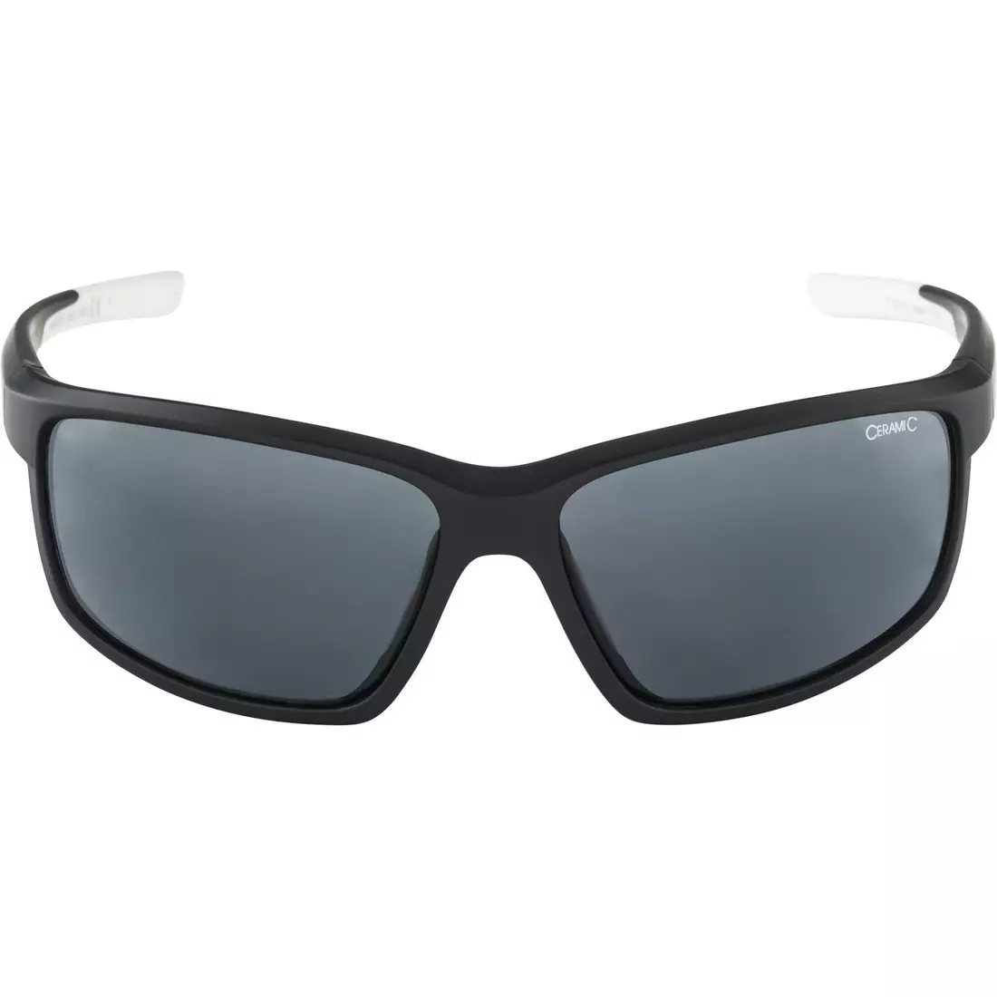ALPINA DEFEY cycling/sport glasses, black-white matt