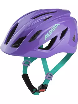ALPINA PICO kids mtb bike helmet, purple gloss