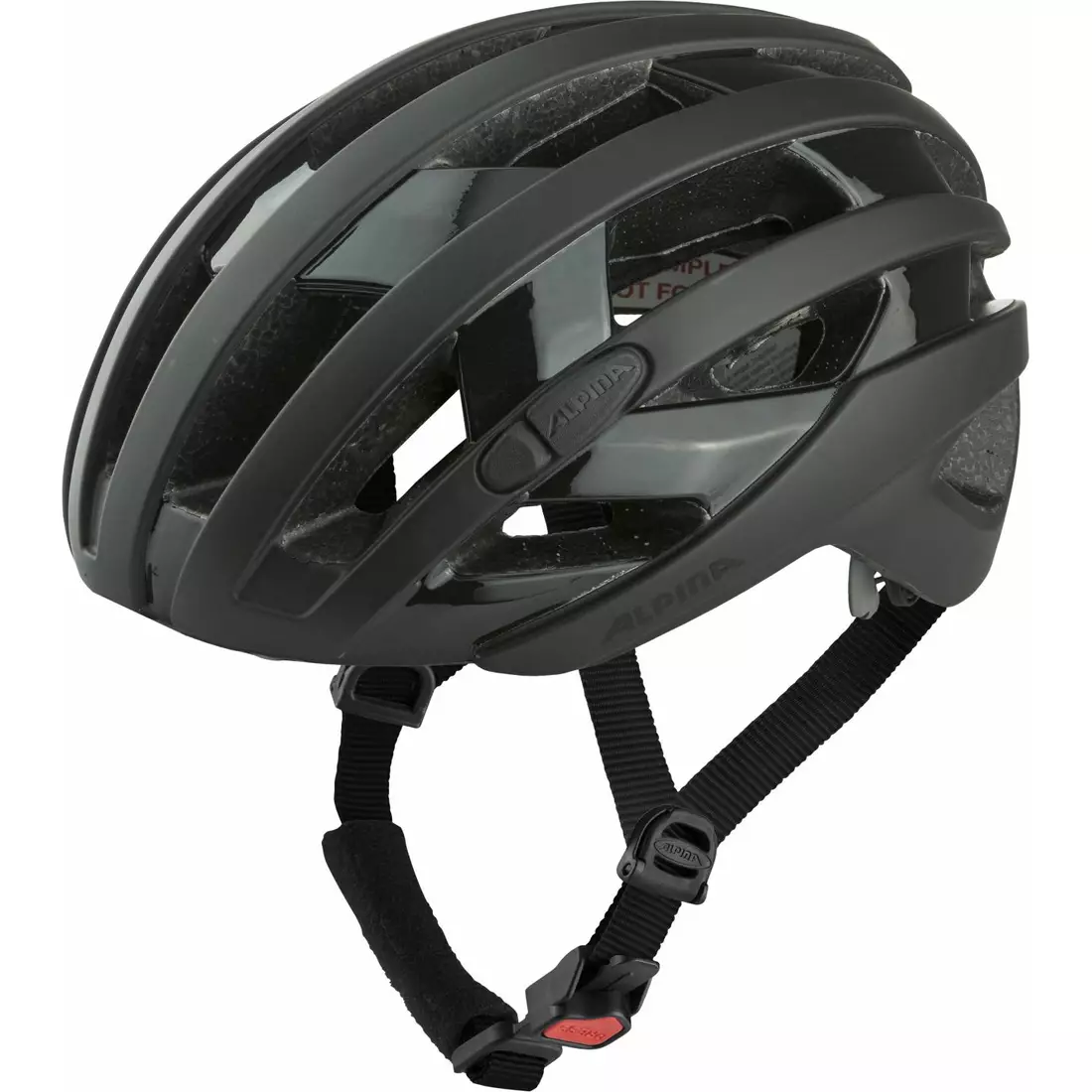 ALPINA RAVEL road bike helmet, black matt