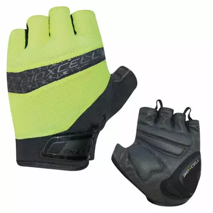 CHIBA BIOXCELL PRO cycling gloves, black-fluorine
