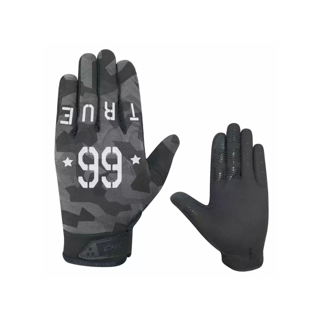CHIBA DOUBLE SIX Bicycle gloves, grey