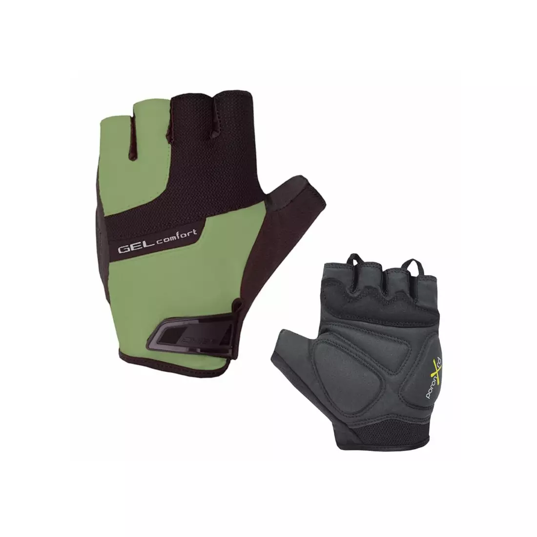CHIBA GEL COMFORT cycling gloves, olive, 3040518