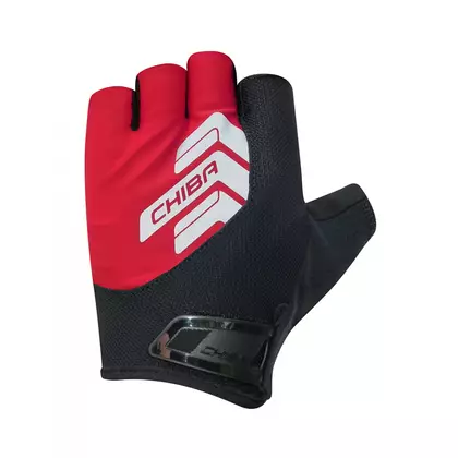 CHIBA REFLEX II cycling gloves, black-red