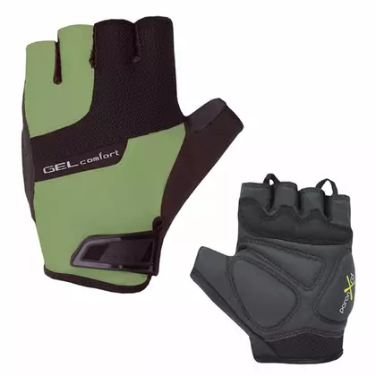 CHIBA GEL COMFORT cycling gloves, olive, 3040518