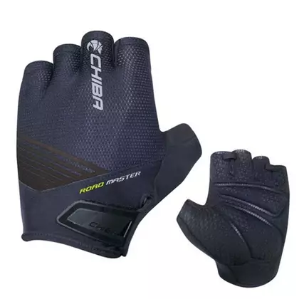 CHIBA ROAD MASTER cycling gloves, black