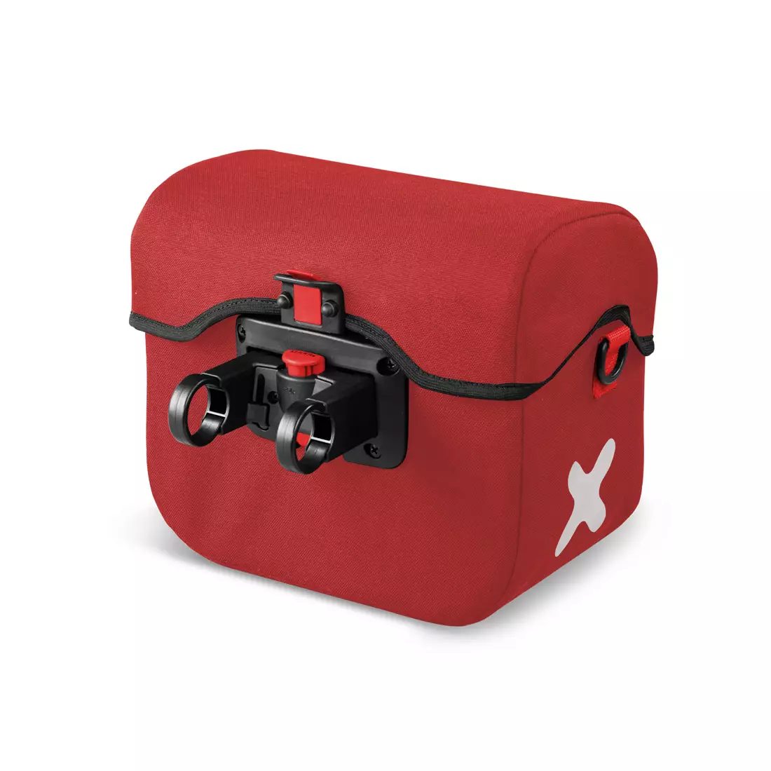 EXTRAWHEEL HANDY PREMIUM CORDURA XL bicycle handlebar bag, red 7,5 L