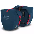EXTRAWHEEL RIDER PREMIUM CORDURA bicycle pannier for luggage carrier, blue 2x15 L