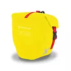 EXTRAWHEEL RIDER PREMIUM CORDURA bicycle pannier for luggage carrier, yellow 2x15 L