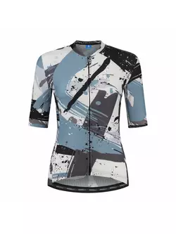 ROGELLI FLAIR women's cycling jersey gray turquoise