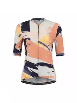 ROGELLI FLAIR women's cycling jersey sand and coral