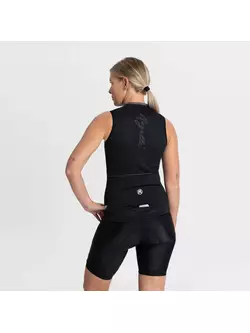 Rogelli ESSENTIAL women's cycling vest, black