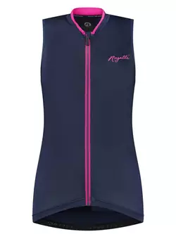 Rogelli ESSENTIAL women's cycling vest, navy blue and pink