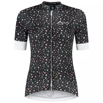 Rogelli LILY women's cycling jersey, black and white