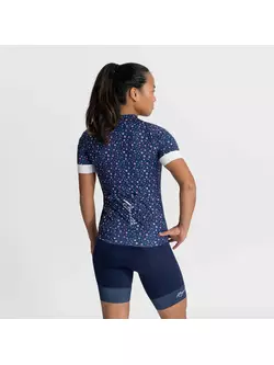 Rogelli LILY women's cycling jersey, blue and white