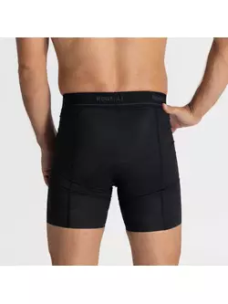 Rogelli PRIME men's cycling boxers with pad, black