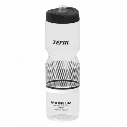 ZEFAL MAGNUM Soft-Cap 1L bicycle bidon, clear
