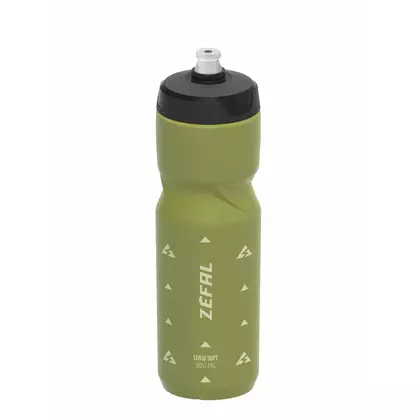 ZEFAL SENSE SOFT 80 bicycle water bottle 800 ml olive