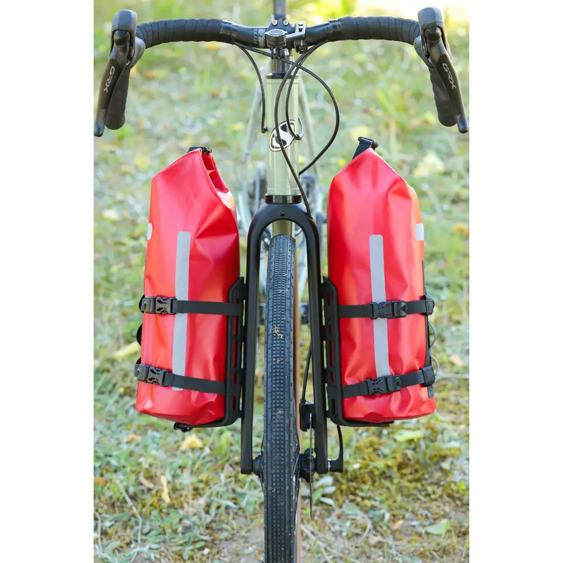ZEFAL Z ADVENTURE FORK PACK &amp; HOLDER bicycle bag for fork 6l, red