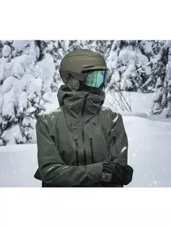 ALPINA ski/snowboard goggles, contrast enhancement BLACKCOMB Q-LITE OLIVE MATT glass Q-LITE GREEN S2