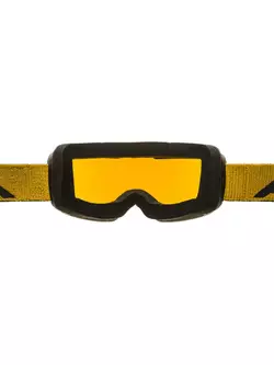 ALPINA ski/snowboard goggles, contrast enhancement NENDAZ Q-LITE BLACK-YELLOW MATT glass Q-LITE RED S2