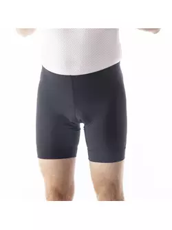 KAYMAQ ELBOX-01 Men's Cycling Boxer Shorts with Pad, Black