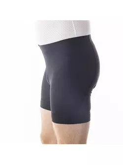 KAYMAQ ELBOX-01 Men's Cycling Boxer Shorts with Pad, Black