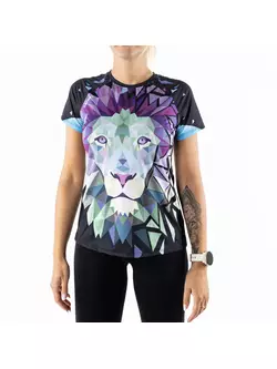 KAYMAQ POLYGONAL LION PRO MESH Sports/running t-shirt for women
