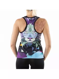 KAYMAQ POLYGONAL LION Women's Tank Top Sports shirt with shoulder straps