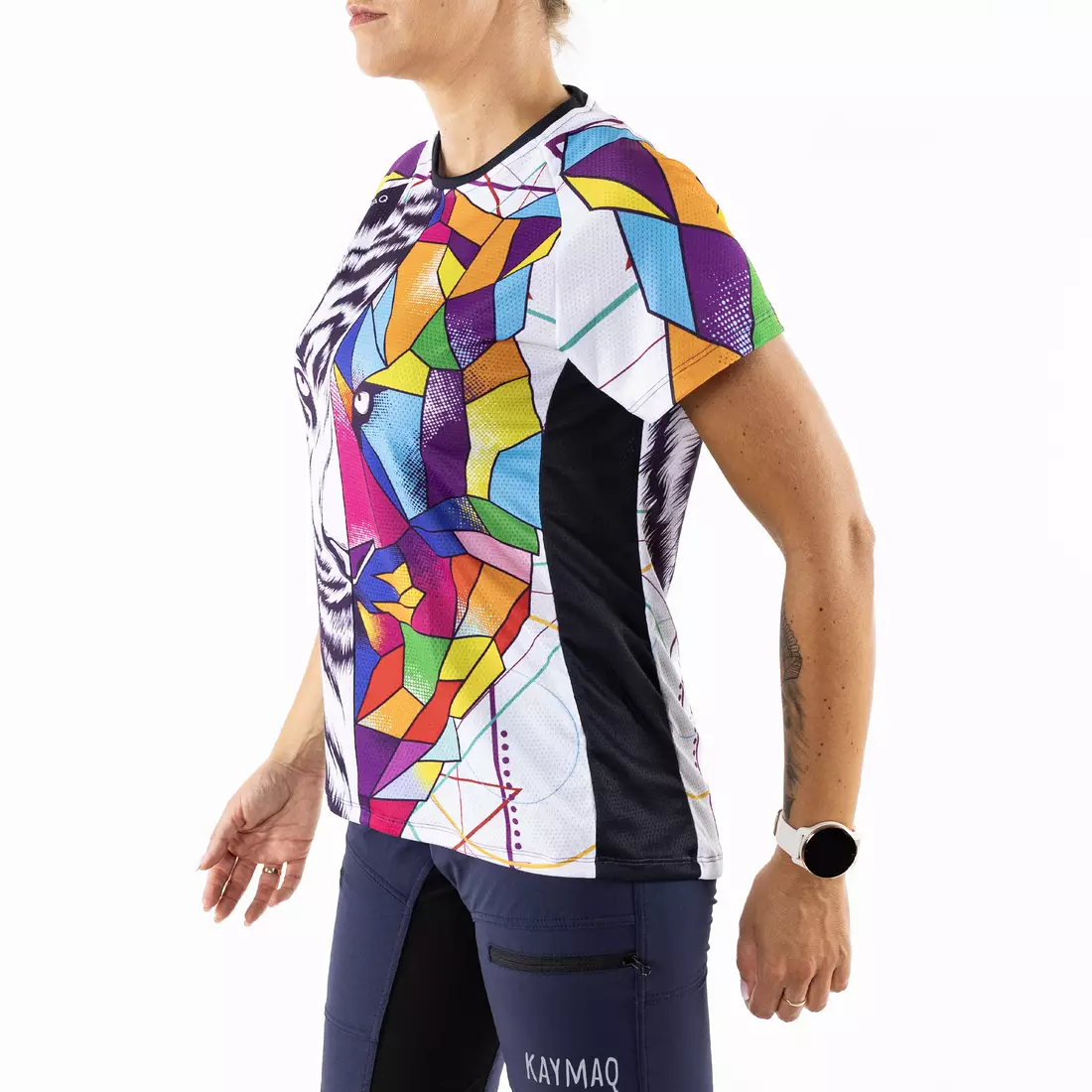 KAYMAQ TIGER women's loose short-sleeved MTB cycling jersey