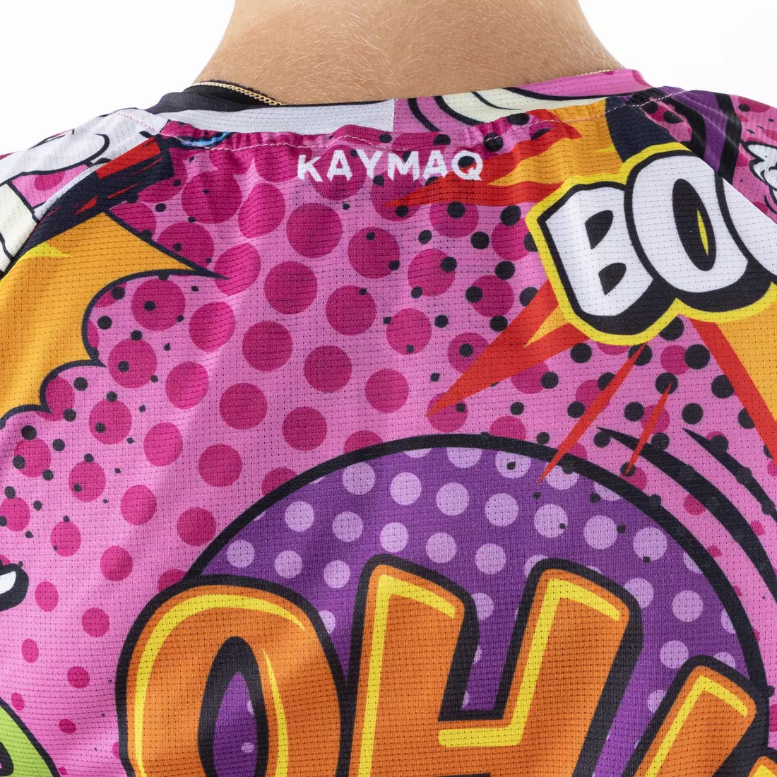 KAYMAQ W27 PRO MESH Sports/running t-shirt for women, pink