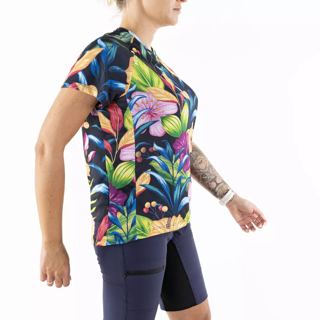 KAYMAQ w14 women's loose short-sleeved MTB cycling jersey