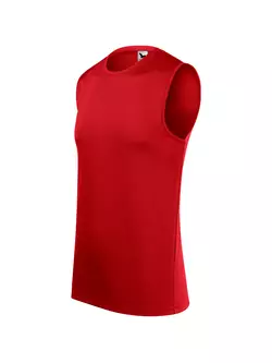 MALFINI BREEZE Men's Sport Tank Top, Sleeveless, 100% Polyester, Red 8200712