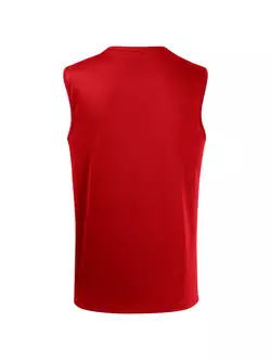 MALFINI BREEZE Men's Sport Tank Top, Sleeveless, 100% Polyester, Red 8200712