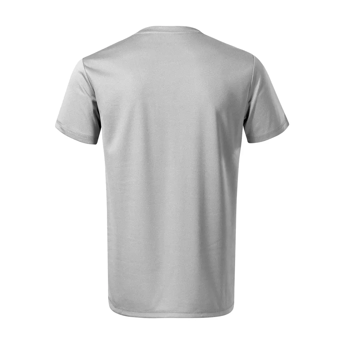 MALFINI CHANCE GRS Men's Sport T-Shirt, Short Sleeve, Micro Polyester from Recycling, Silver Melange 810M313