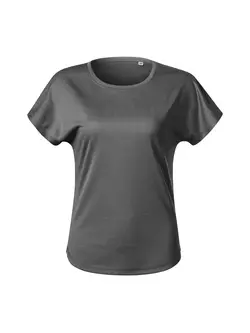 MALFINI CHANCE GRS Women's Sport T-Shirt, Short Sleeve, Micro Polyester from Recycling, Black Melange 811M112