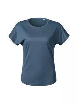 MALFINI CHANCE GRS Women's Sport T-Shirt, Short Sleeve, Micro Polyester from Recycling, Dark Denim Melange 811M212