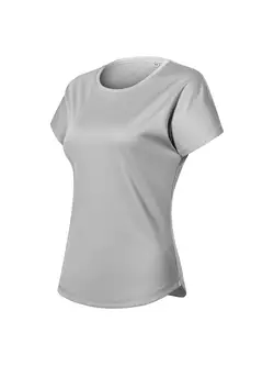 MALFINI CHANCE GRS Women's Sport T-Shirt, Short Sleeve, Micro Polyester from Recycling, Silver Melange 811M312