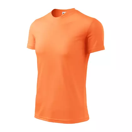 MALFINI FANTASY - Men's Sports T-Shirt 100% Polyester, Neon Mandarin 1248813-124