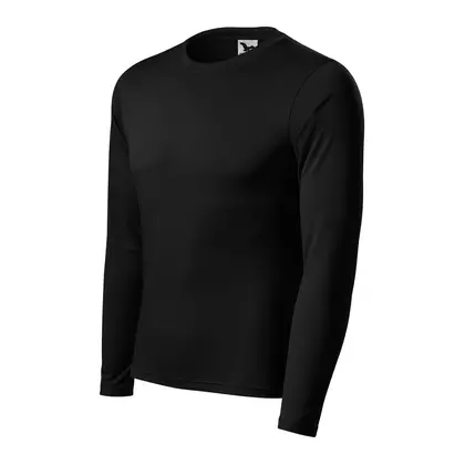 MALFINI PRIDE Men's Long Sleeve Sport Shirt, Black 1680112