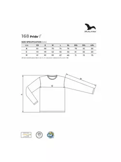 MALFINI PRIDE Men's Long Sleeve Sport Shirt, Turquoise 168441