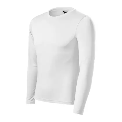 MALFINI PRIDE Men's Long Sleeve Sport Shirt, White 1680012