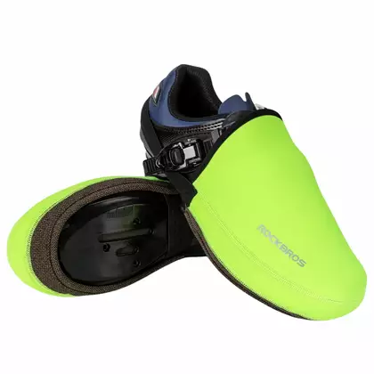 Rockbros Cycling Shoe Protectors, Covers, Neoprene/Kevlar, Fluorescent Yellow 22421234006