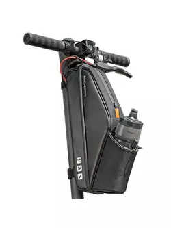 Rockbros Scooter handlebar bag with water bottle pocket, black B83