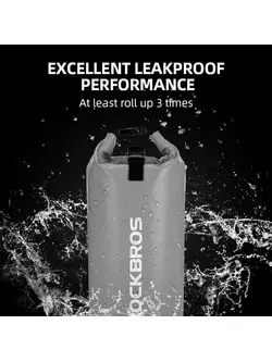Rockbros Waterproof Backpack/sack 10L, grey ST-004GR