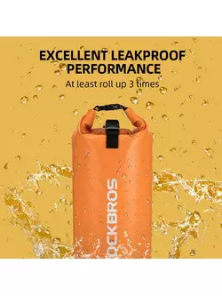 Rockbros Waterproof Backpack/sack 5L, orange ST-003OR