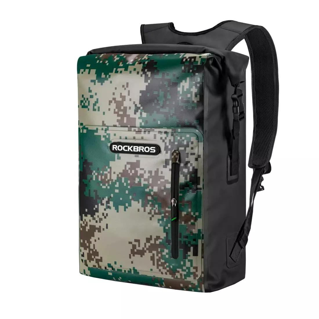 Rockbros waterproof backpack 25l, black-camo AS-032C