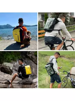 Rockbros waterproof backpack 25l, black-camo AS-032C