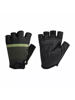 Rogelli HERO II cycling gloves black and green