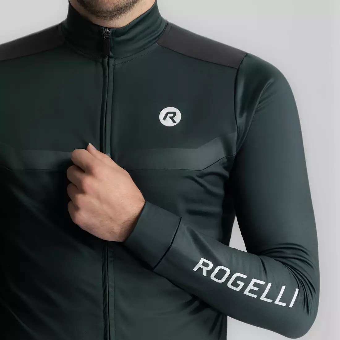 Rogelli MONO cycling sweatshirt, navy blue